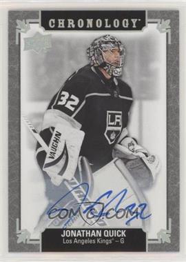 2019-20 Upper Deck Chronology - Franchise History Autographs #FH-LA-JQ - Jonathan Quick