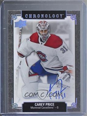 2019-20 Upper Deck Chronology - Franchise History Autographs #FH-MO-CP.1 - Carey Price