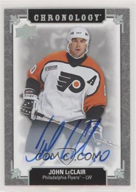 2019-20 Upper Deck Chronology - Franchise History Autographs #FH-PH-JL - John LeClair