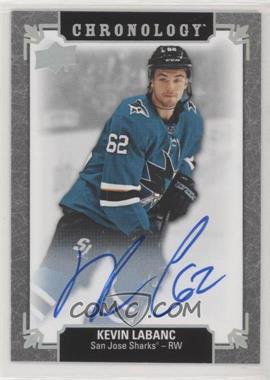 2019-20 Upper Deck Chronology - Franchise History Autographs #FH-SA-KL - Kevin Labanc