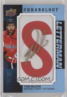 2019-20 Upper Deck Chronology - Letterman Patches Letter Relics - Autographs #L-WA-TW - Tom Wilson /25