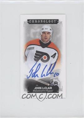 2019-20 Upper Deck Chronology - Time Capsule Canvas Minis - Autographs #M-194 - John LeClair /30