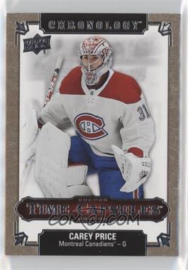 2019-20 Upper Deck Chronology - Time Capsules - Ripped #TC-75 - Carey Price