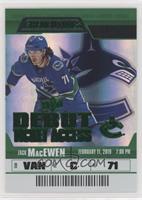 Debut Ticket Access - Zack MacEwen #/25