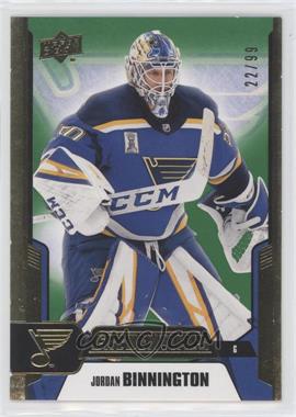 2019-20 Upper Deck Credentials - [Base] - Green #26 - Jordan Binnington /99