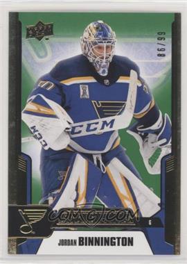 2019-20 Upper Deck Credentials - [Base] - Green #26 - Jordan Binnington /99