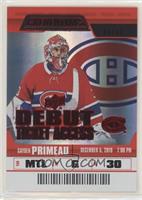 Debut Ticket Access - Cayden Primeau #/99