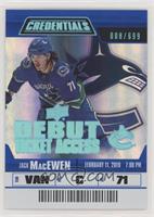 Tier 2 - Debut Ticket Access - Zack MacEwen #/699