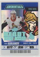 Tier 2 - Debut Ticket Access - Vitaly Abramov #/699