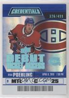 Tier 3 - Debut Ticket Access - Ryan Poehling #/499