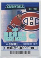 Tier 4 - Debut Ticket Access - Nick Suzuki #/299