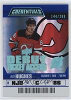 Tier 4 - Debut Ticket Access - Jack Hughes #/299