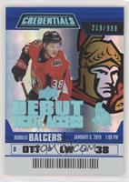 Tier 1 - Debut Ticket Access - Rudolfs Balcers #/999