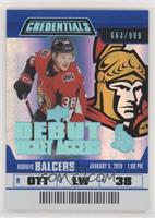 Tier 1 - Debut Ticket Access - Rudolfs Balcers #/999