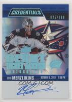 Tier 1 - Elvis Merzlikins #/299