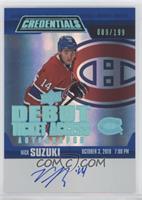 Tier 1 - Nick Suzuki #/199