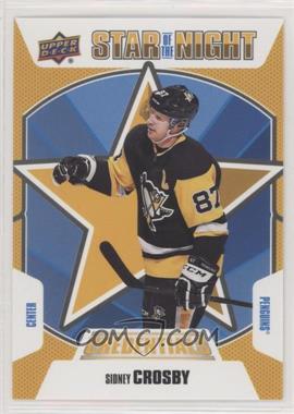 2019-20 Upper Deck Credentials - Star of the Night 1st Stars #1S-03 - Sidney Crosby