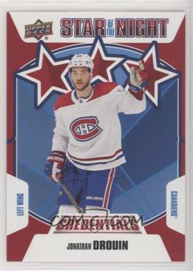 2019-20 Upper Deck Credentials - Star of the Night 3rd Stars #3S-07 - Jonathan Drouin