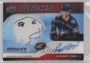 2019-20 Upper Deck Ice - Ice Buckets Rookies Autographs - Red #IBR-AT - Alexandre Texier /25 [EX to NM]