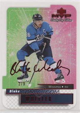 2019-20 Upper Deck MVP - Stanley Cup Edition 20th Anniversary - Colors and Contours Purple #11 - Blake Wheeler /9