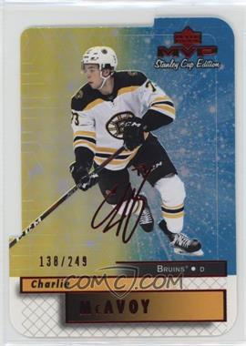 2019-20 Upper Deck MVP - Stanley Cup Edition 20th Anniversary - Colors and Contours #18 - Charlie McAvoy /249