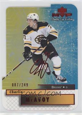 2019-20 Upper Deck MVP - Stanley Cup Edition 20th Anniversary - Colors and Contours #18 - Charlie McAvoy /249