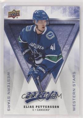 2019-20 Upper Deck MVP - Western Stars #WS-1 - Elias Pettersson