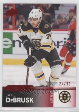 2019-20 Upper Deck Overtime - [Base] - Red Foil #10 - Jake DeBrusk /99