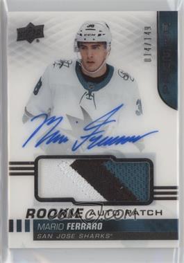 2019-20 Upper Deck Premier - Acetate Rookie Auto Patch #AR-FE - Mario Ferraro /149