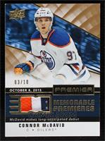 Connor McDavid [Noted] #/10