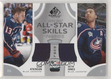 2019-20 Upper Deck SP Game Used - 2019 All-Star Skills Fabrics Duals #AS2-AJ - Cam Atkinson, Seth Jones