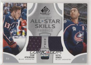 2019-20 Upper Deck SP Game Used - 2019 All-Star Skills Fabrics Duals #AS2-AJ - Cam Atkinson, Seth Jones