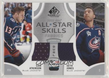 2019-20 Upper Deck SP Game Used - 2019 All-Star Skills Fabrics Duals #AS2-AJ - Cam Atkinson, Seth Jones