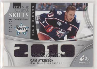 2019-20 Upper Deck SP Game Used - 2019 All-Star Skills Relic Blends #ASRB-CA - Cam Atkinson /125