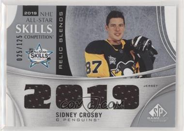 2019-20 Upper Deck SP Game Used - 2019 All-Star Skills Relic Blends #ASRB-SC - Sidney Crosby /125