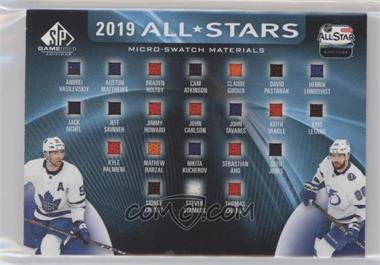 2019-20 Upper Deck SP Game Used - 2019 NHL All-Star Team Jersey Card Achievement #ASA-1 - 2019 NHL All-Stars /25