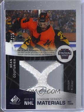 2019-20 Upper Deck SP Game Used - 2019 NHL Stadium Series Material Net Cord #SSNC-CO - Sean Couturier /35