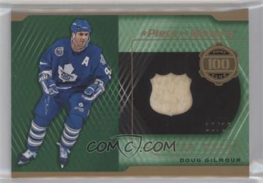 2019-20 Upper Deck SP Game Used - A Piece of History - 100 Point Season Club - Premium Materials #100-DG - Doug Gilmour /15