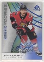 Authentic Rookies - Vitaly Abramov