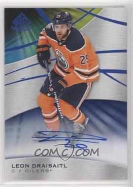 2019-20 Upper Deck SP Game Used - [Base] - Blue Auto #28 - Leon Draisaitl