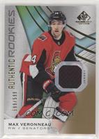 Authentic Rookies - Max Veronneau #/599