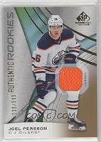 Authentic Rookies - Joel Persson #/599