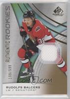 Authentic Rookies - Rudolfs Balcers [EX to NM] #/599