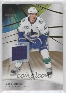 2019-20 Upper Deck SP Game Used - [Base] - Gold Jersey Relics #21 - Bo Horvat