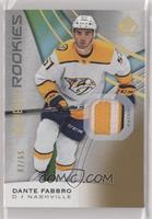 Authentic Rookies - Dante Fabbro #/65