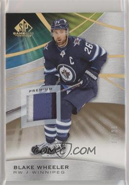 2019-20 Upper Deck SP Game Used - [Base] - Gold Spectrum Premium Materials #43 - Blake Wheeler /25