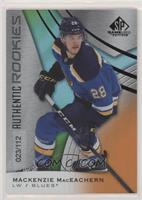 Authentic Rookies - Mackenzie MacEachern #/112