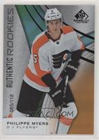 Authentic Rookies - Philippe Myers #/118