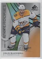 Authentic Rookies - Colin Blackwell #/111