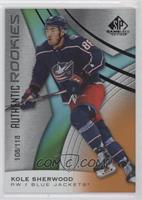 Authentic Rookies - Kole Sherwood #/118